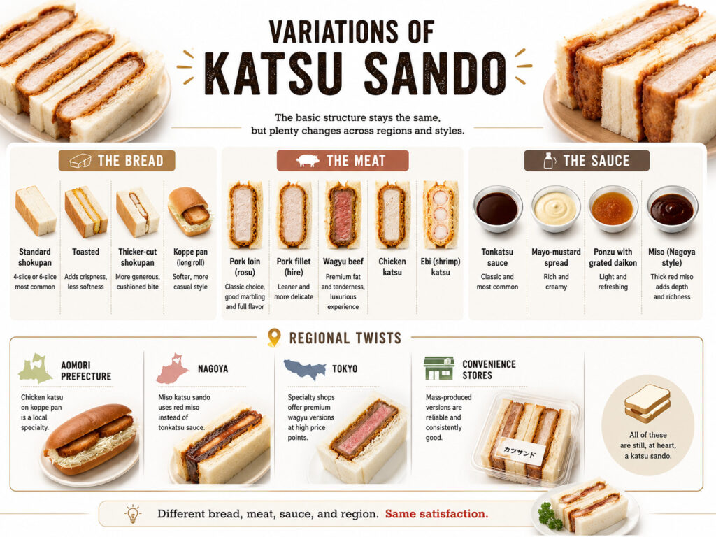 Variations of Katsu Sando