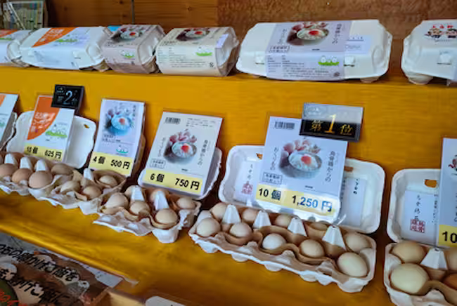 various eggs