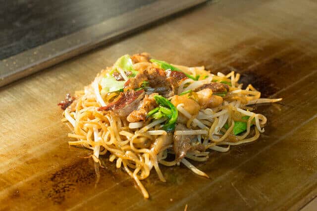 grilling Hita yakisoba (田やきそば)