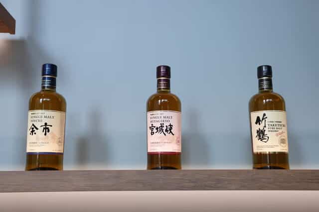 three types of nikka whisky
