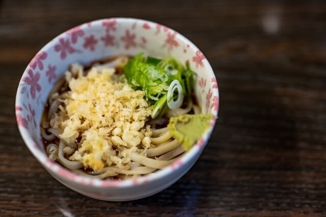 cold tanuki udon