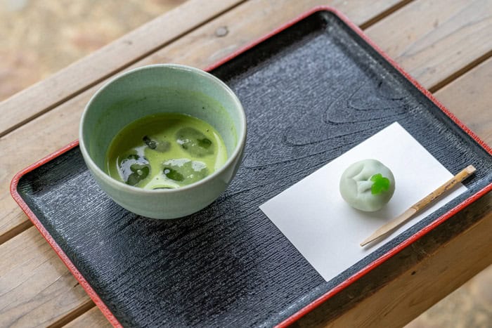 wagashi (nerikiri and macha)