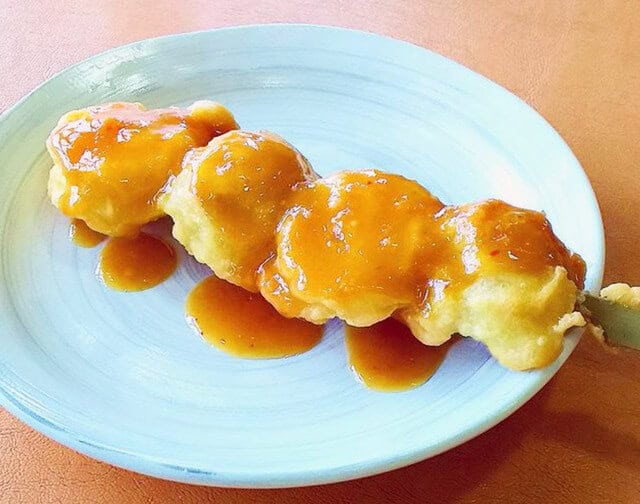 potato with miso glazed on top