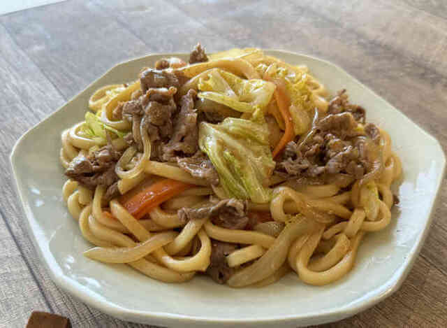 yaki udon noodles