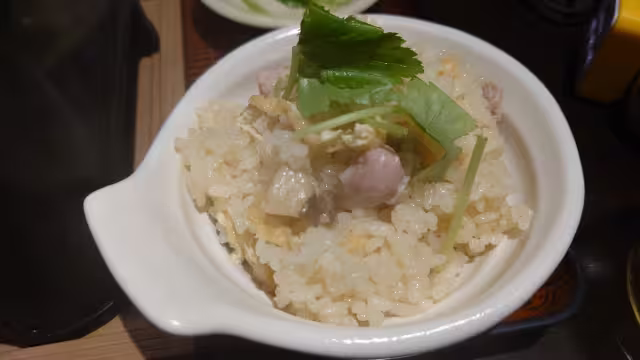 Tori Meshi (mixed rice dish with chicken)