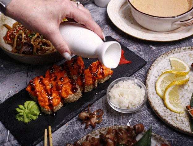 sake with dinner