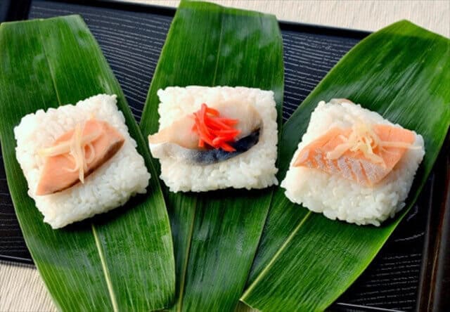 3 types of sasa zushi