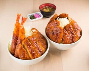 Komagane sauce katsu don