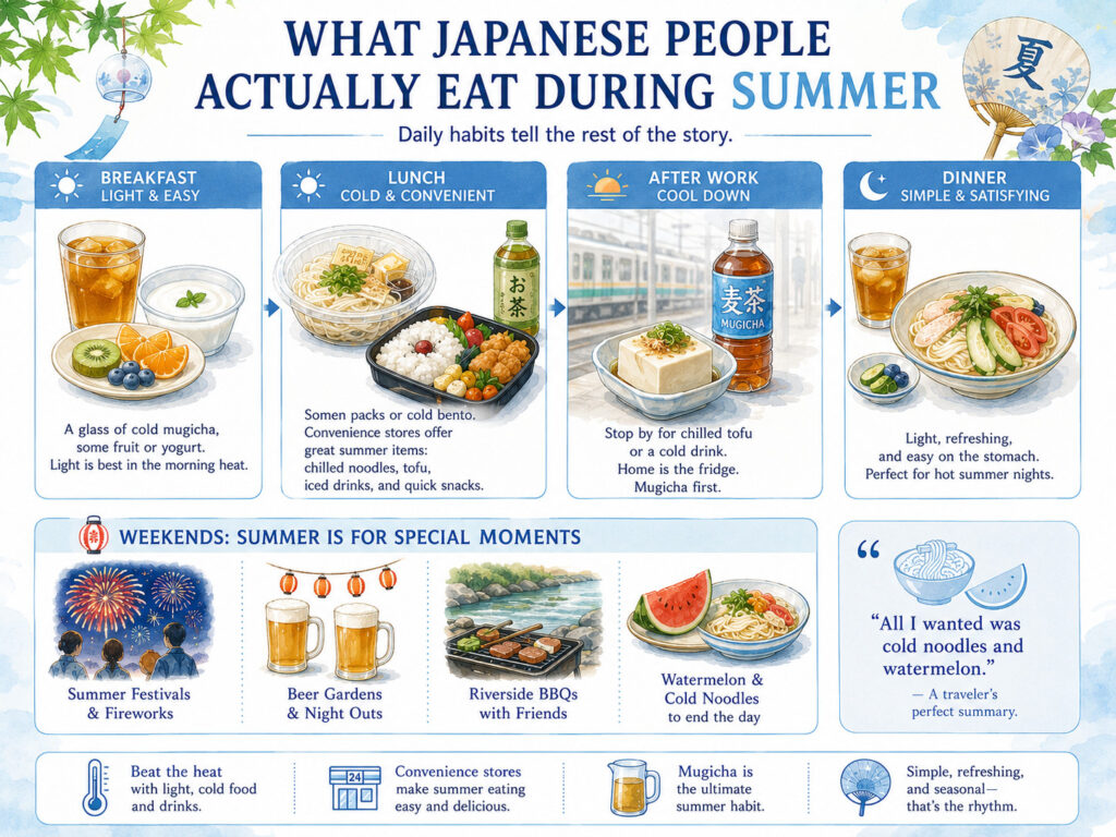 What Japanese People Actually Eat During Summer