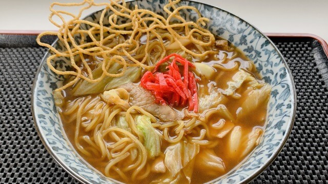 yakisoba with soup