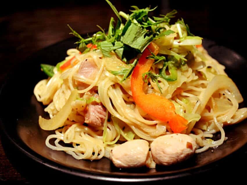 Yamato yaki somen (大和焼きそうめん)