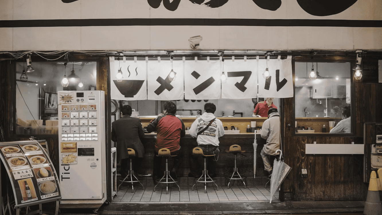 seating style ramen shop