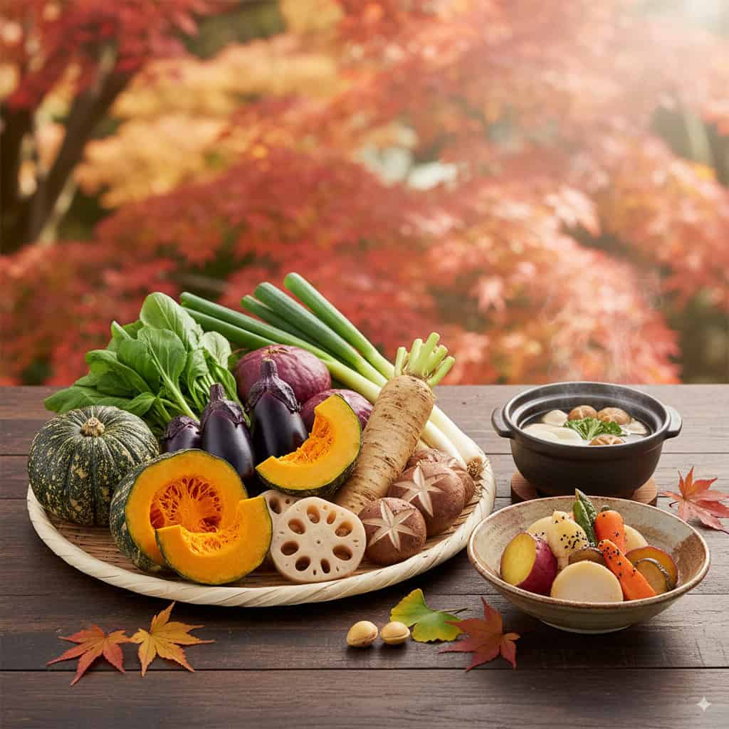 Autumn vegetables
