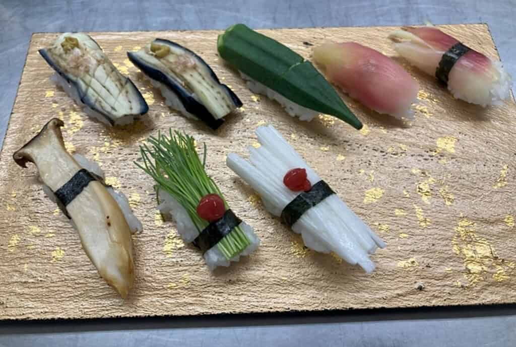 vegan sushi