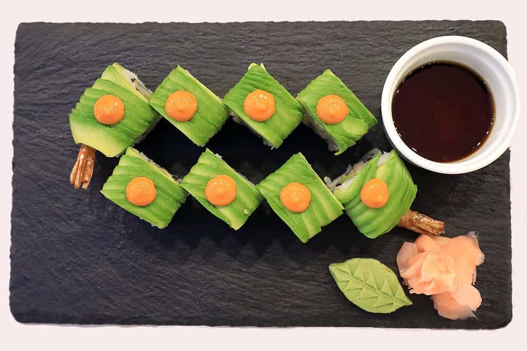veg sushi