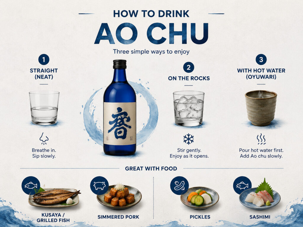 How to drink Ao chu