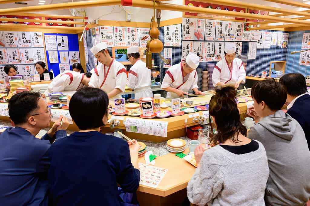 Japanese sushi restaurant