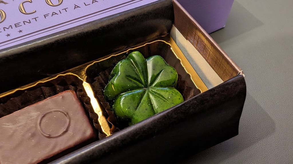green color chocolate