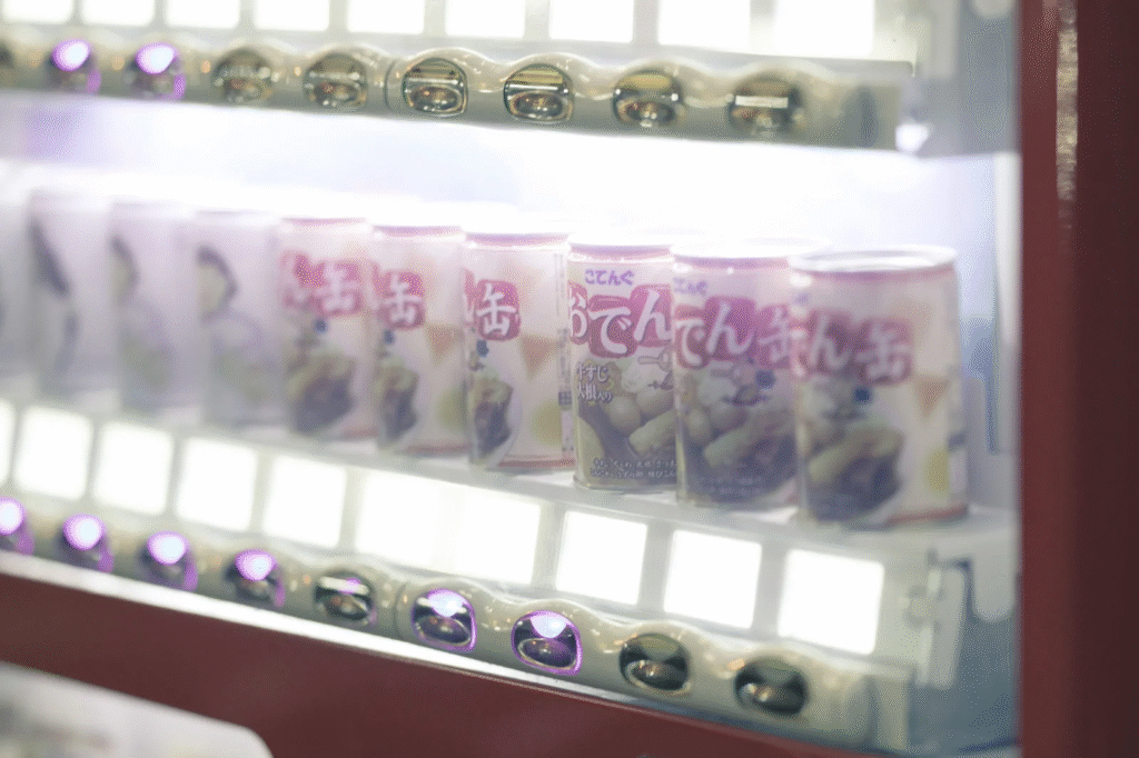 canned oden vending machine