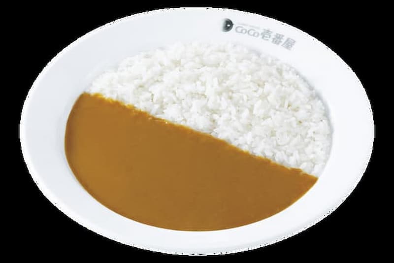 Curry rice on a white plate, popular Japanese comfort food and staple dish in Japan.