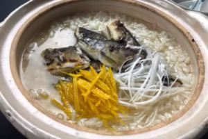 Ayu zousui (鮎雑炊)