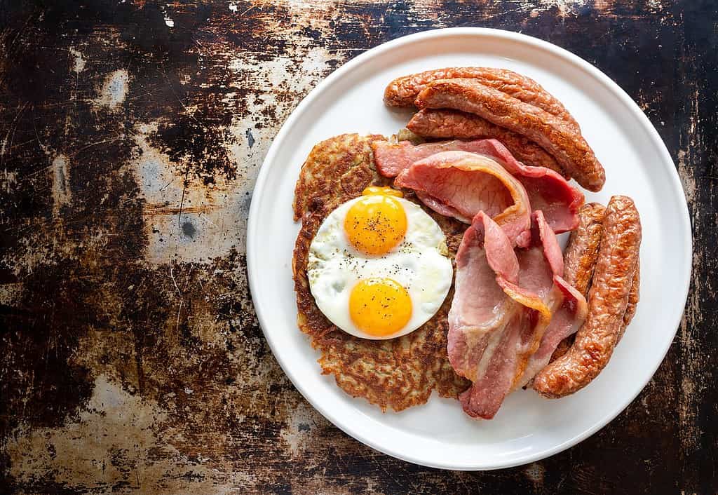 chipolata sausage brekfast