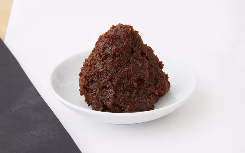 Edo ama miso white plate