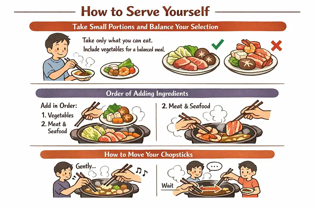 Basic Eating Rules of Japanese Nabe Pot