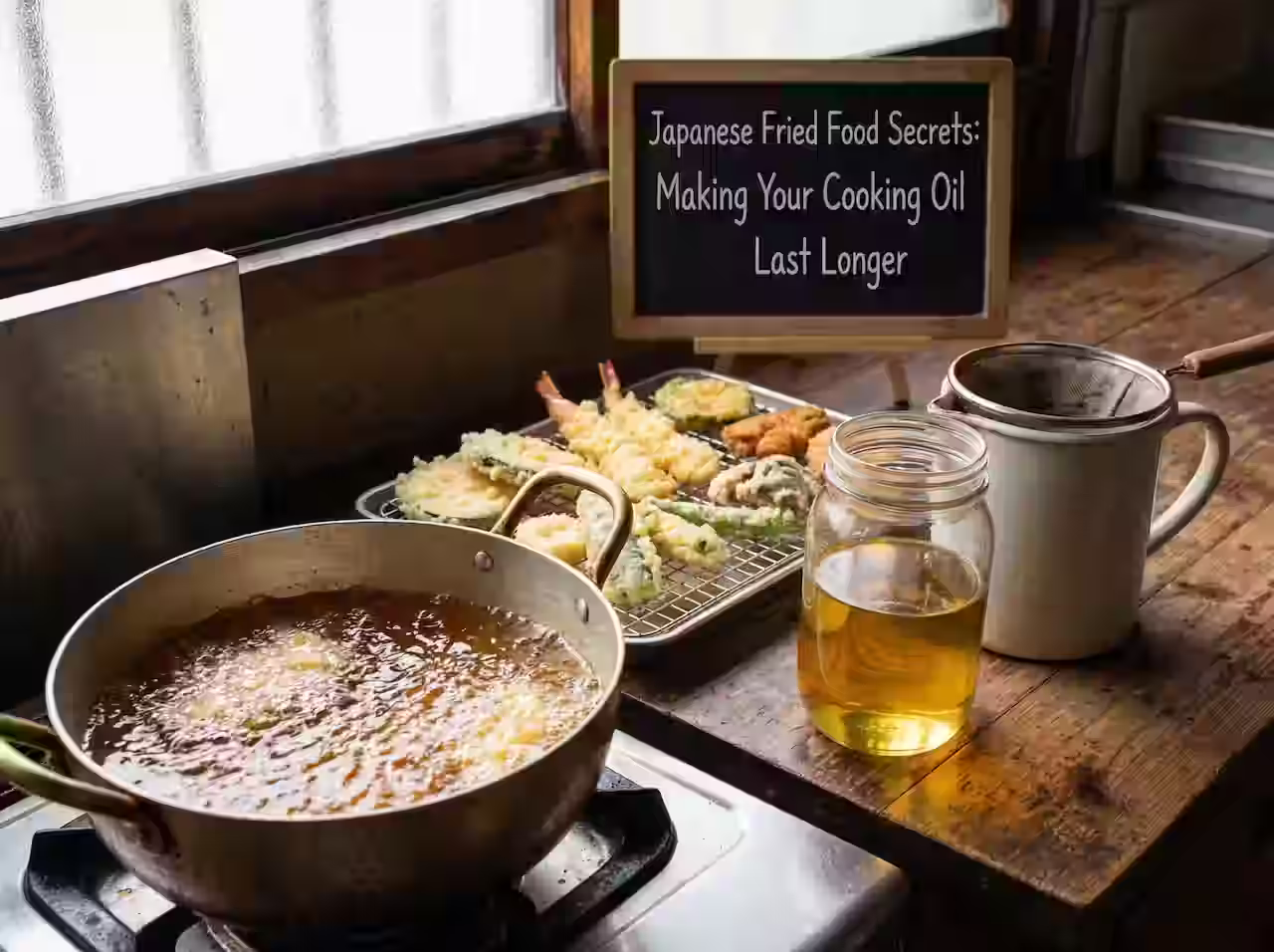 Japanese Fried Food Secrets Making Your Cooking Oil Last Longer