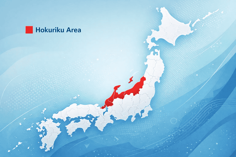 Hokuriku Area Map