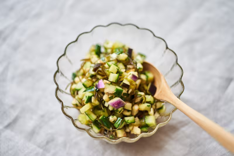 Cucumber Dashi ingredients