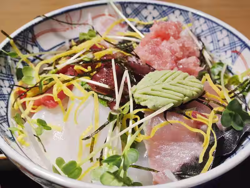 Hishio Don on a ceramic bowl