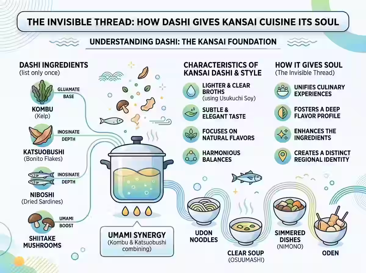 Dashi of Kansai food