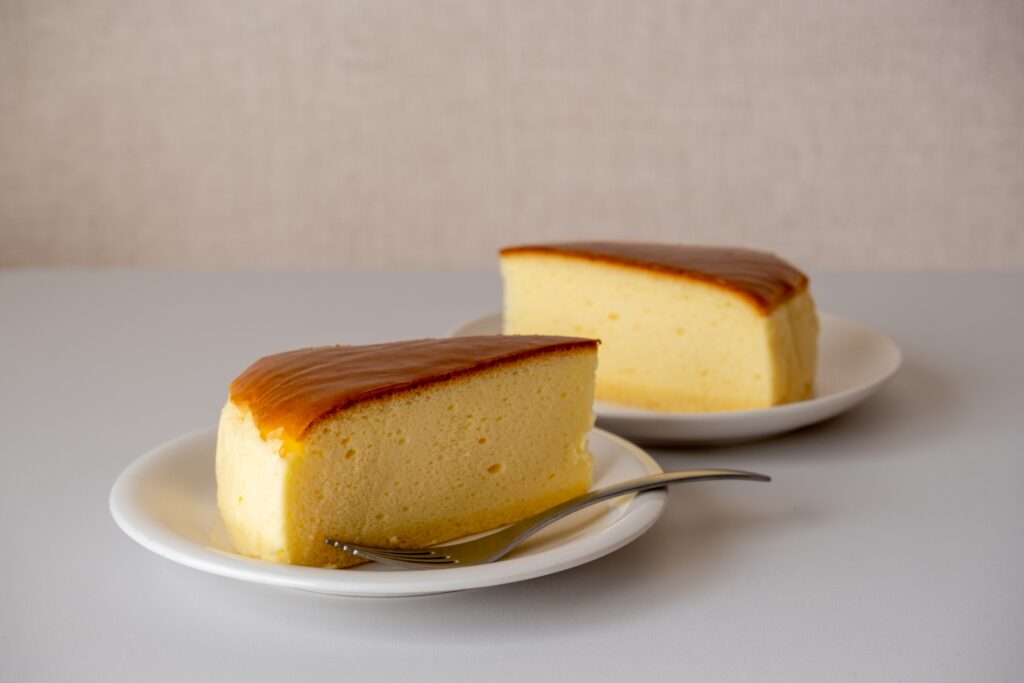 Soufflé cheesecake (スフレチーズケーキ)