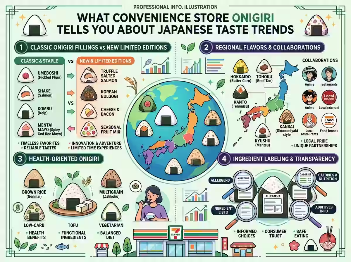 What Convenience Store Onigiri Tells You About Japanese Taste Trends