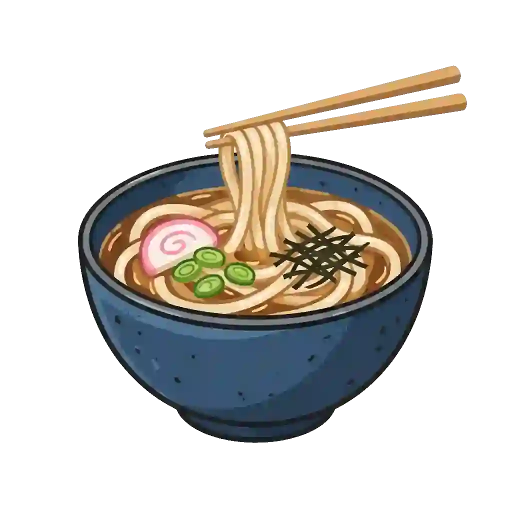 Japanese noodle dishes such as udon soba and ramen