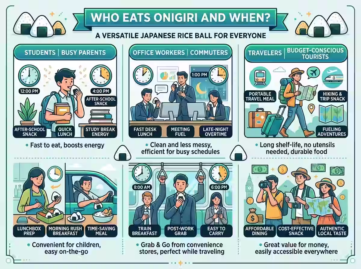 Who Eats Onigiri and When?