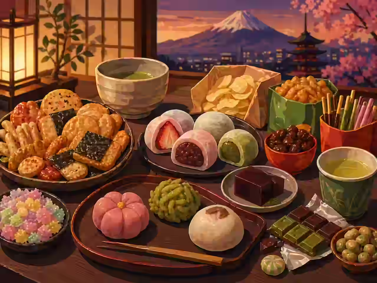 A Guide to Japan's Snacks and Wagashi