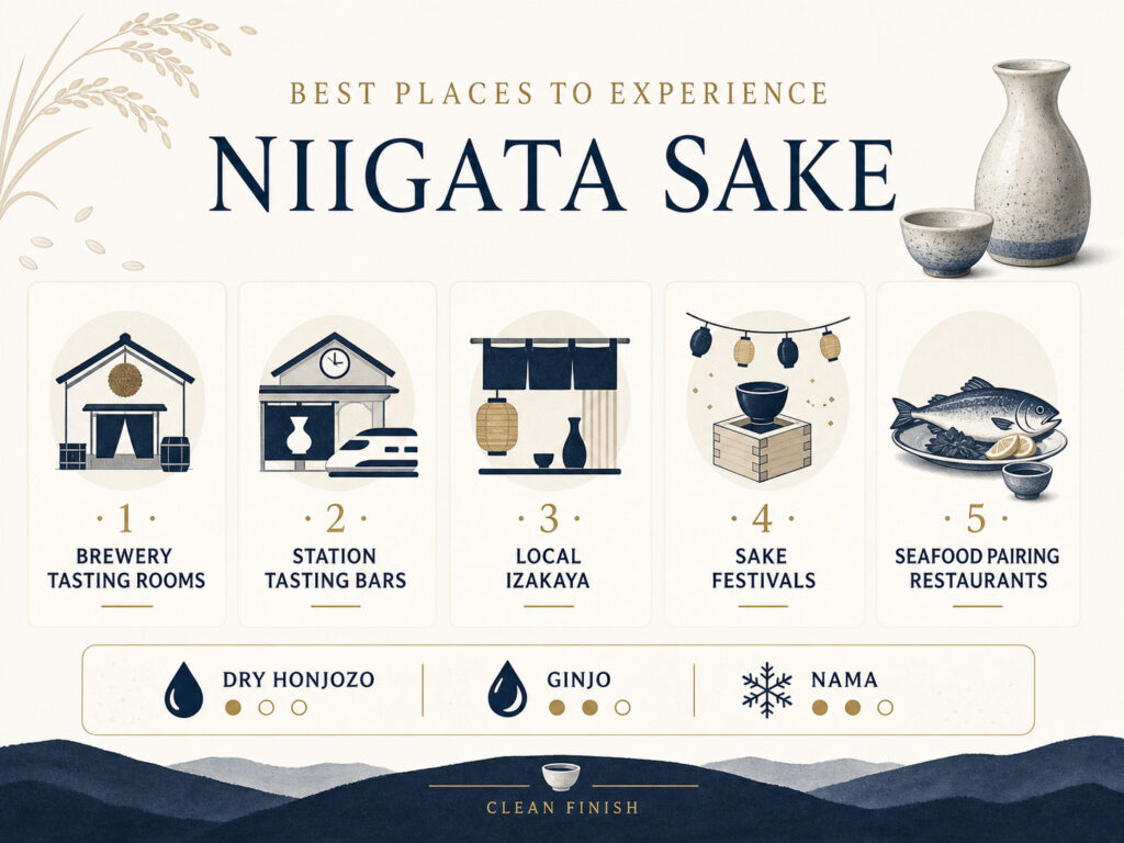 Best Places to Experience Niigata Sake