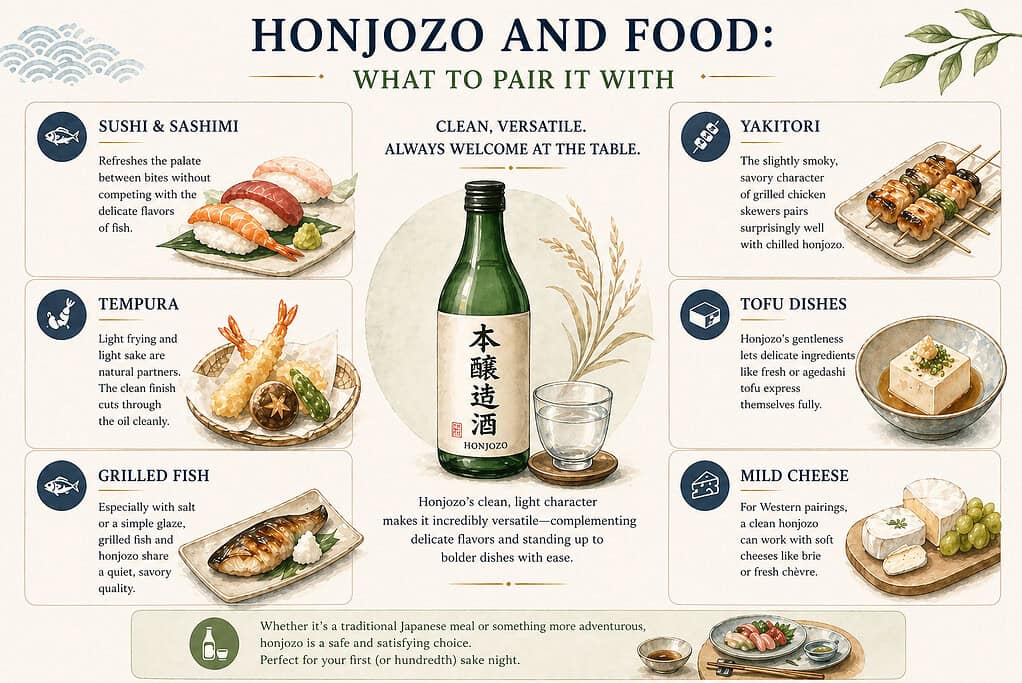 Honjozo and Food