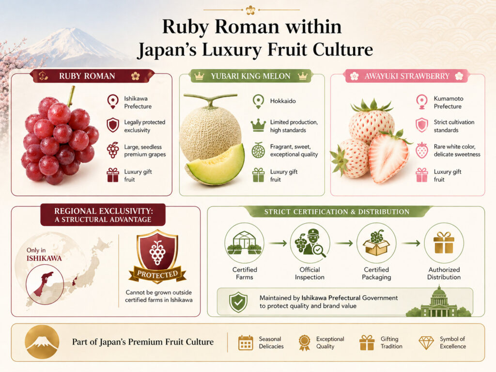Ruby Roman within Japan's Luxury Fruit Culture