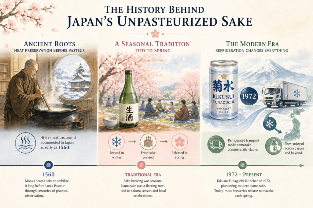 The History Behind Japan's Unpasteurized Sake