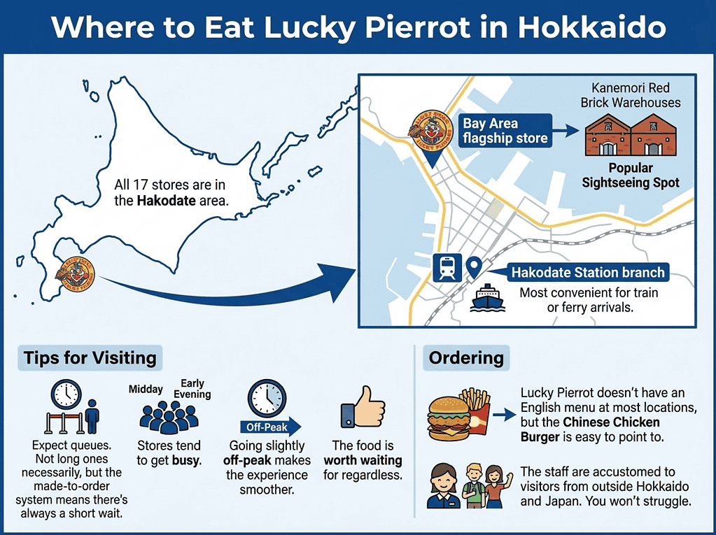 Where to Eat Lucky Pierrot in Hokkaido