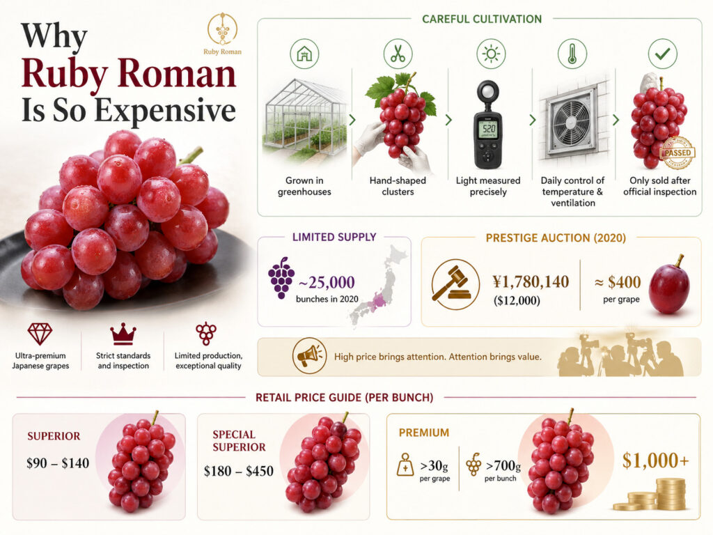 Why Ruby Roman Is So Expensive