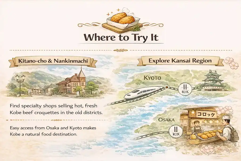 Where to Try Kobe beef Croquette