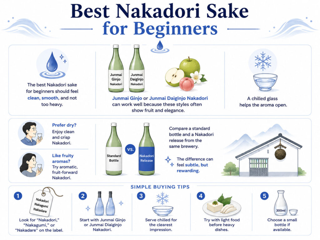 Best Nakadori Sake for Beginners