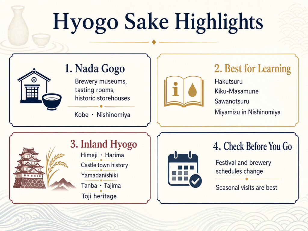 Best Places to Experience Hyogo Sake