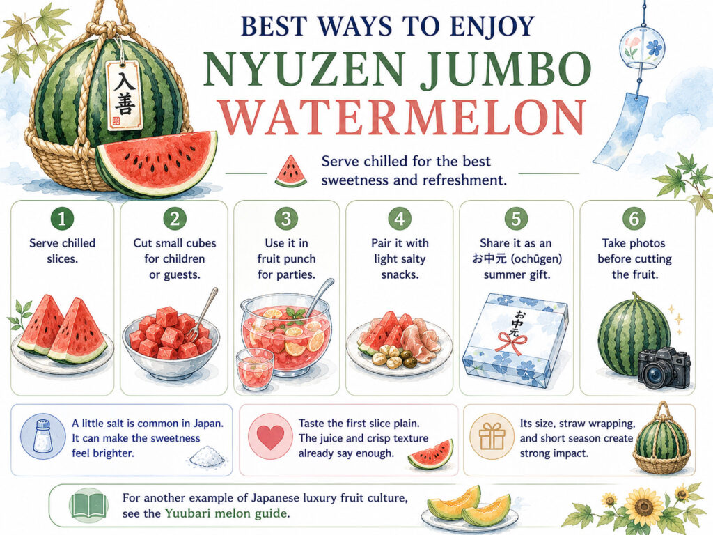 Best Ways to Enjoy Nyuzen Jumbo Watermelon