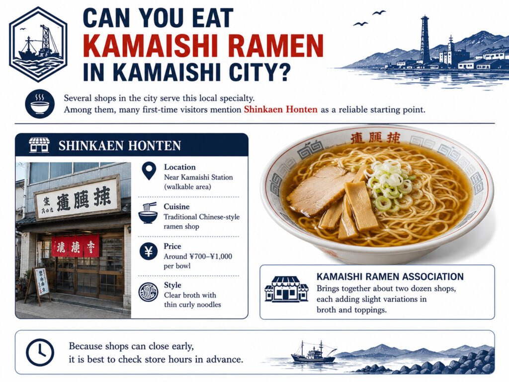 Where Can You Eat Kamaishi Ramen in Kamaishi City?