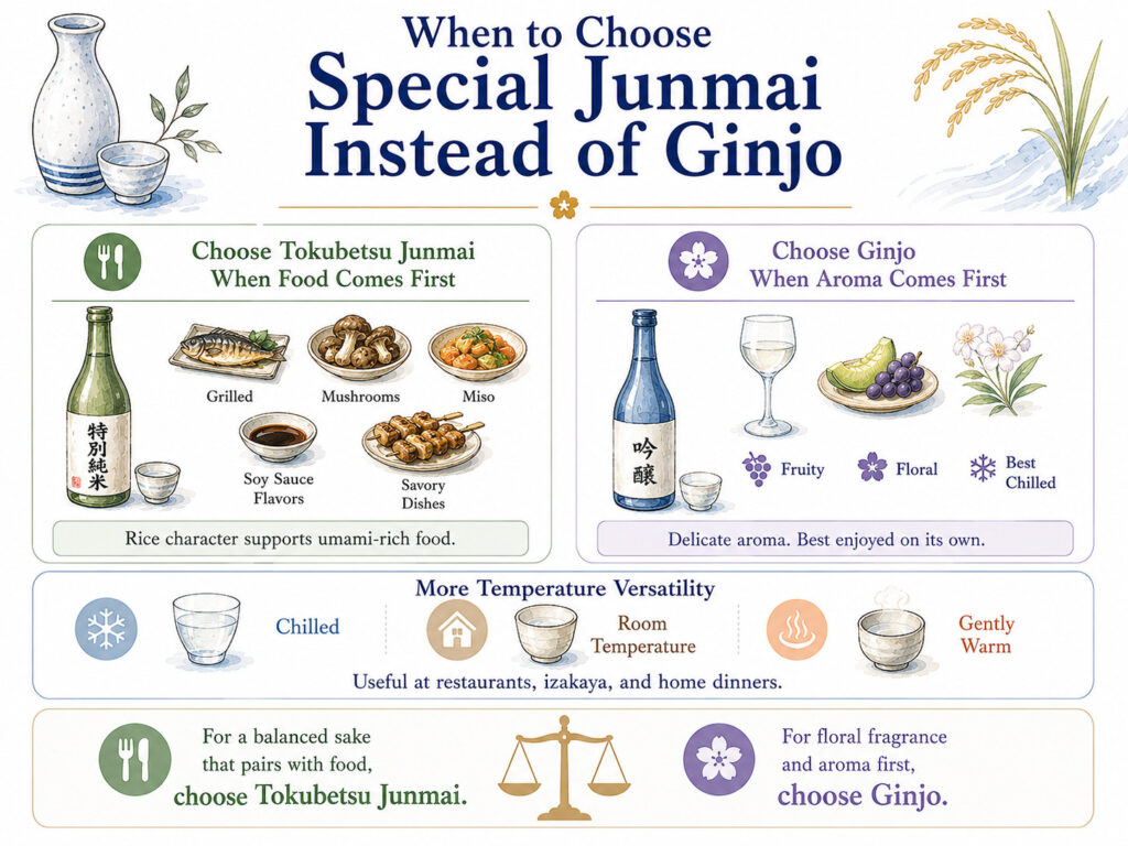 When to Choose Special Junmai Instead of Ginjo